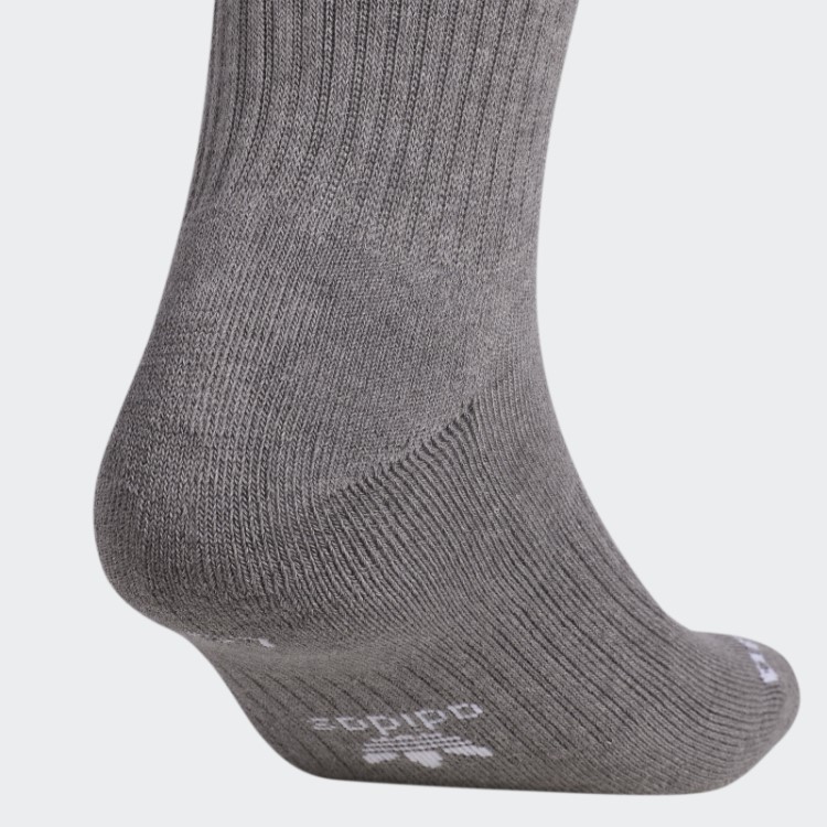 Meia Adidas Cinza Médio Com Corante Botânico