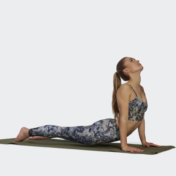 Meia-calça Adidas Yoga Studio 7/8 Azul Matiz