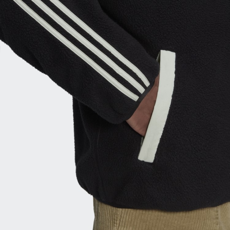 Real Madrid Jaqueta De Lã Estilo De Vida Preto Adidas