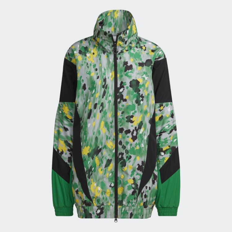 Adidas By Stella Mccartney Top Em Tecido Estampado Hot Onix