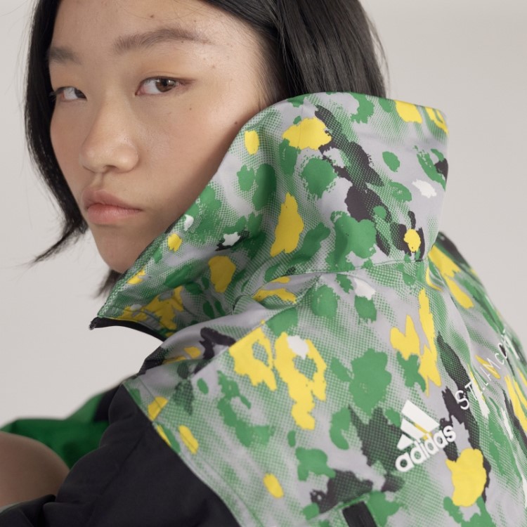 Adidas By Stella Mccartney Top Em Tecido Estampado Hot Onix