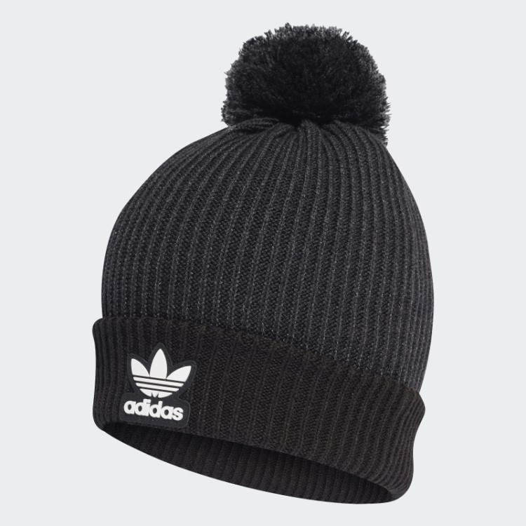 Gorro Adidas Adicolor Collegiate Pom Preto