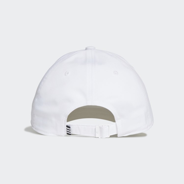 Boné De Beisebol Com Emblema De Metal Leve Branco Adidas