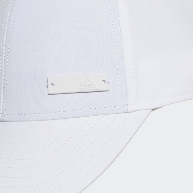 Boné De Beisebol Com Emblema De Metal Leve Branco Adidas