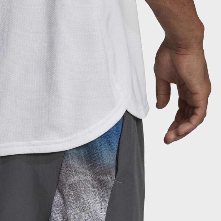 Projetada Para O Movimento Camiseta De Treinamento Com Slogan Aeroready Hiit Adidas Branca
