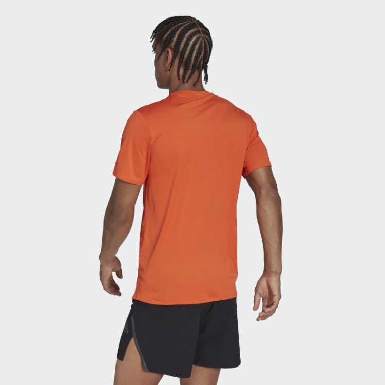 Camiseta De Corrida Feita Para Ser Refeita Adidas Laranja