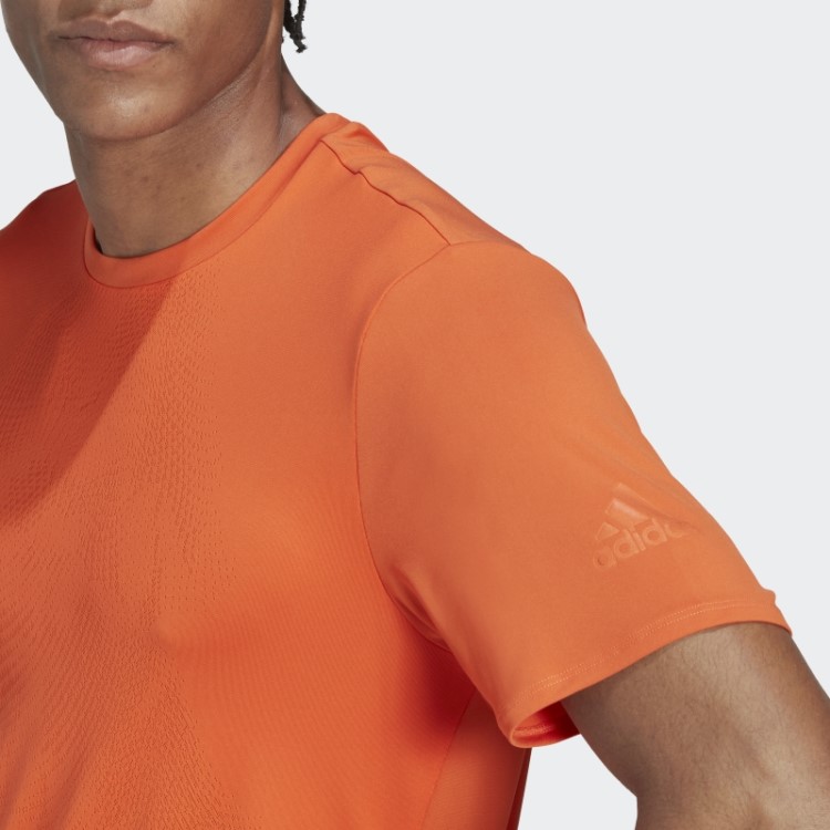 Camiseta De Corrida Feita Para Ser Refeita Adidas Laranja