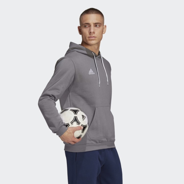 Entrada 22 Moletom Com Capuz Adidas Cinza