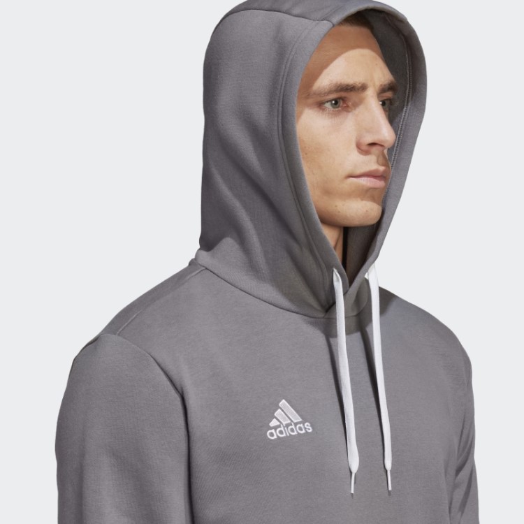 Entrada 22 Moletom Com Capuz Adidas Cinza