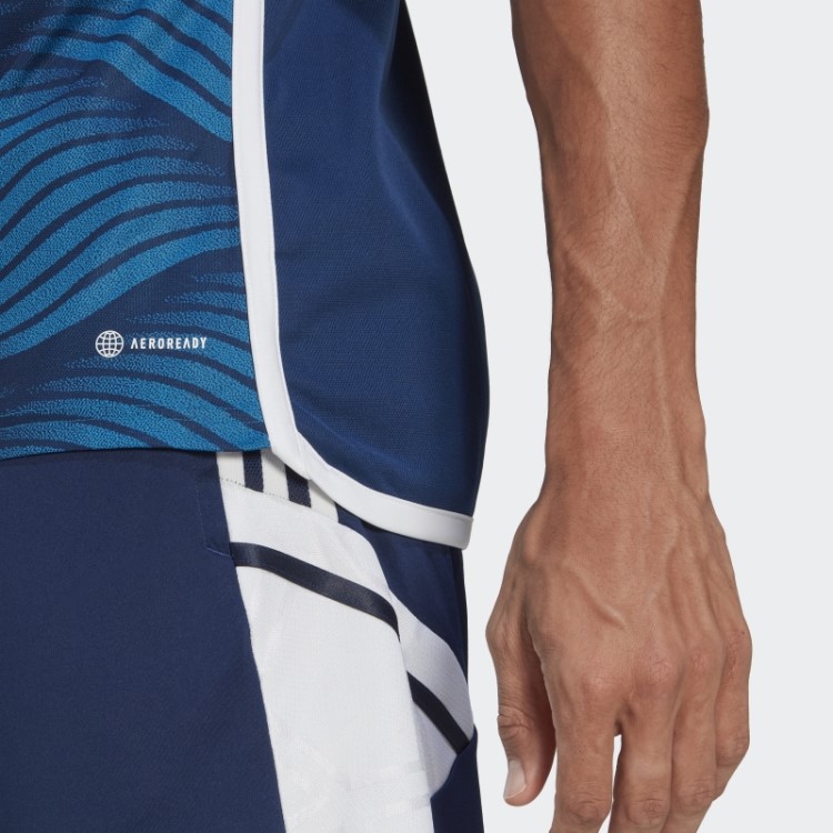 Camisa Adidas Mystery Blue Bósnia 22 Home