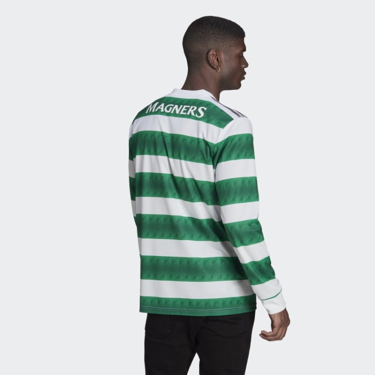 Camisa Casa Branca Do Celtic Fc 22/23 Manga Longa Adidas