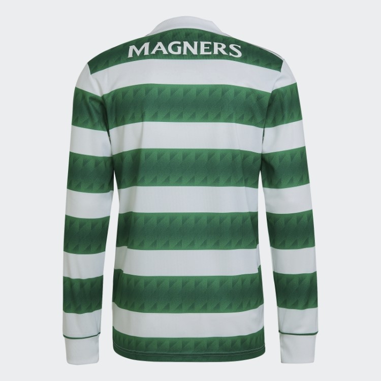 Camisa Casa Branca Do Celtic Fc 22/23 Manga Longa Adidas