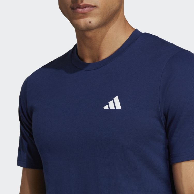 Camiseta Azul Escuro Adidas Train Essentials Feelready