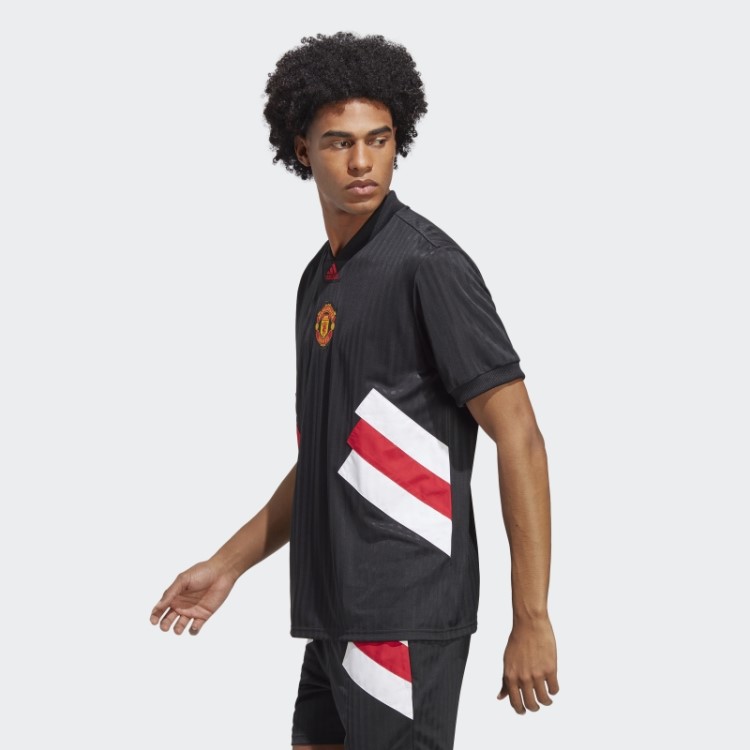 Camisa Preta Adidas Manchester United Icon