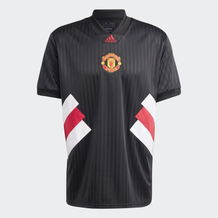 Camisa Preta Adidas Manchester United Icon