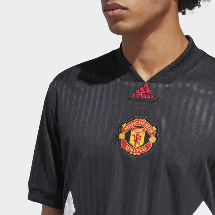 Camisa Preta Adidas Manchester United Icon