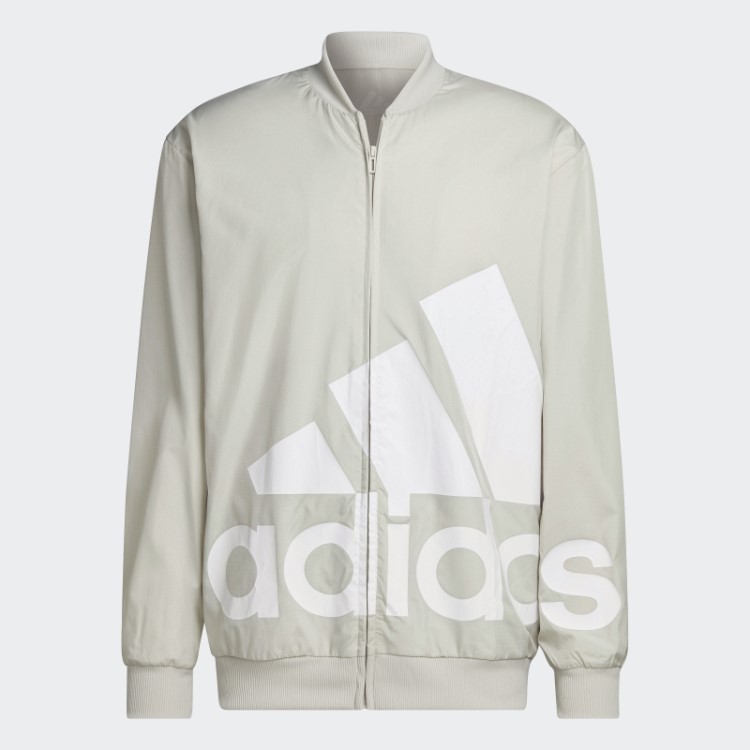 Jaqueta Corta-vento Com Logo Aeroready Gigante De Alumínio Adidas