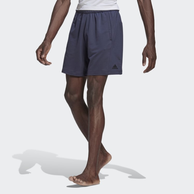 Calções De Treino De Ioga Adidas Navy Mel