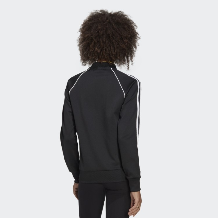Jaqueta Preta Adidas Primeblue Sst