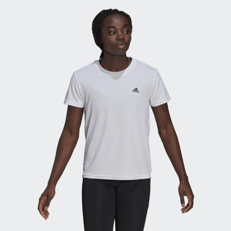 Aeroready Projetado Para Mover Camiseta Esportiva Adidas Branco