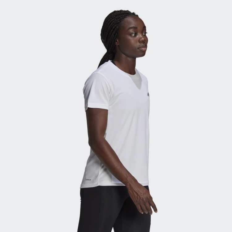 Aeroready Projetado Para Mover Camiseta Esportiva Adidas Branco