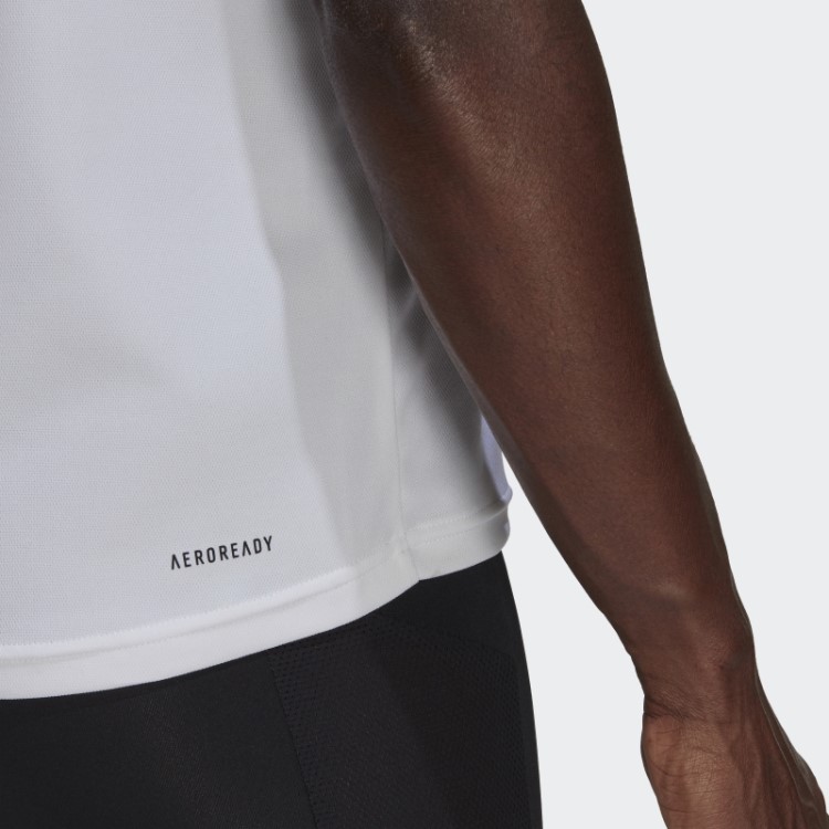 Aeroready Projetado Para Mover Camiseta Esportiva Adidas Branco