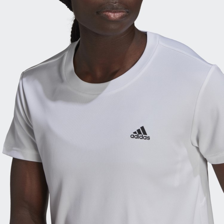Aeroready Projetado Para Mover Camiseta Esportiva Adidas Branco