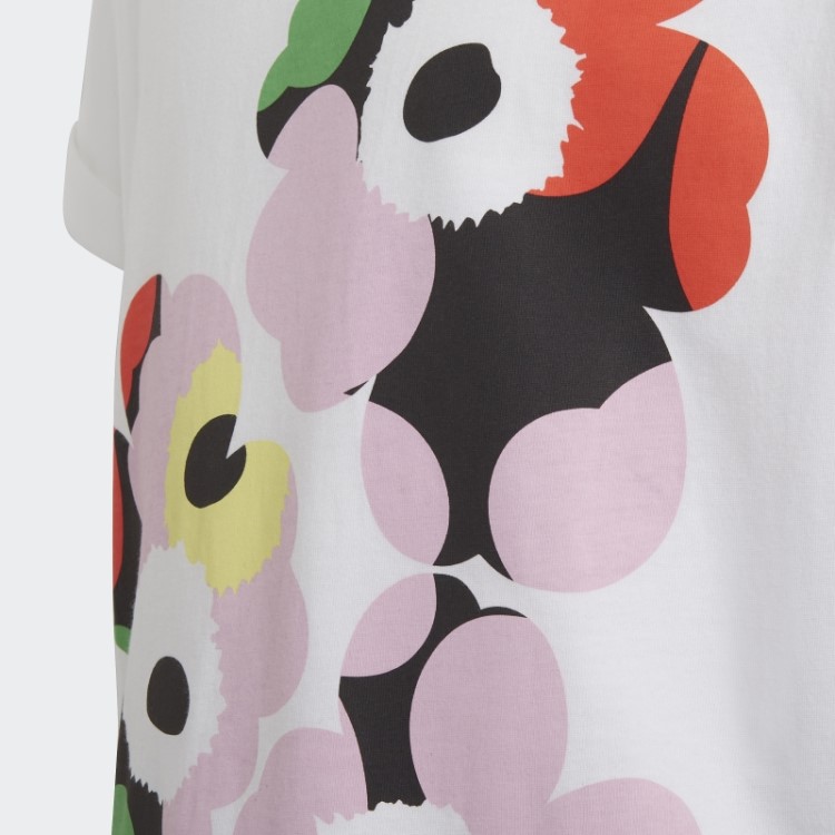Camiseta Adidas Marimekko Estampada Branca