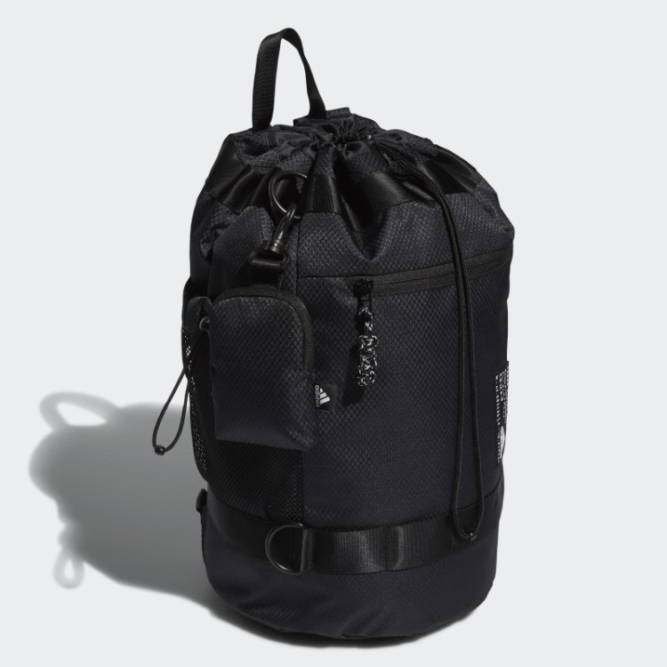 Mochila Bucket Conversível Preta Adidas