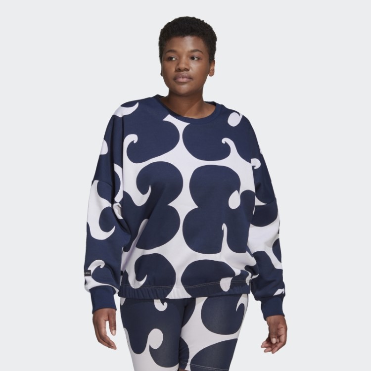 Moletom Marimekko (tamanho Grande) Adidas Tom Roxo
