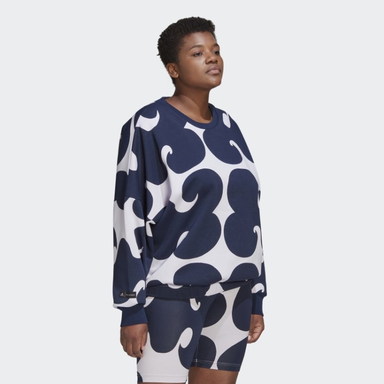 Moletom Marimekko (tamanho Grande) Adidas Tom Roxo