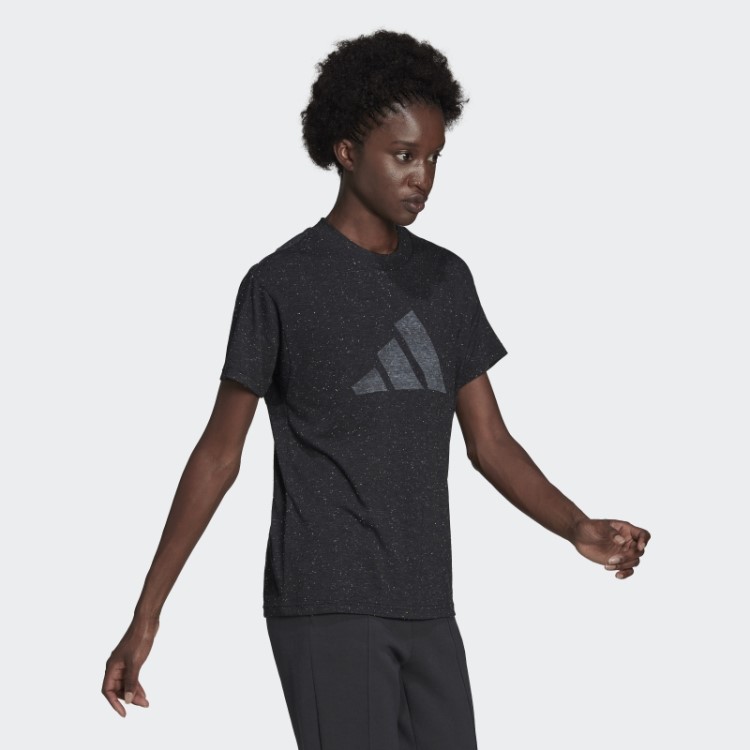 Adidas Future Icons Winners 3.0 Tee Black Melange Fashion
