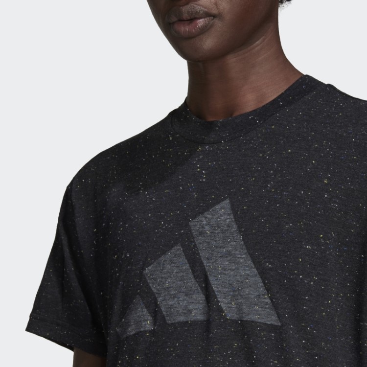 Adidas Future Icons Winners 3.0 Tee Black Melange Fashion
