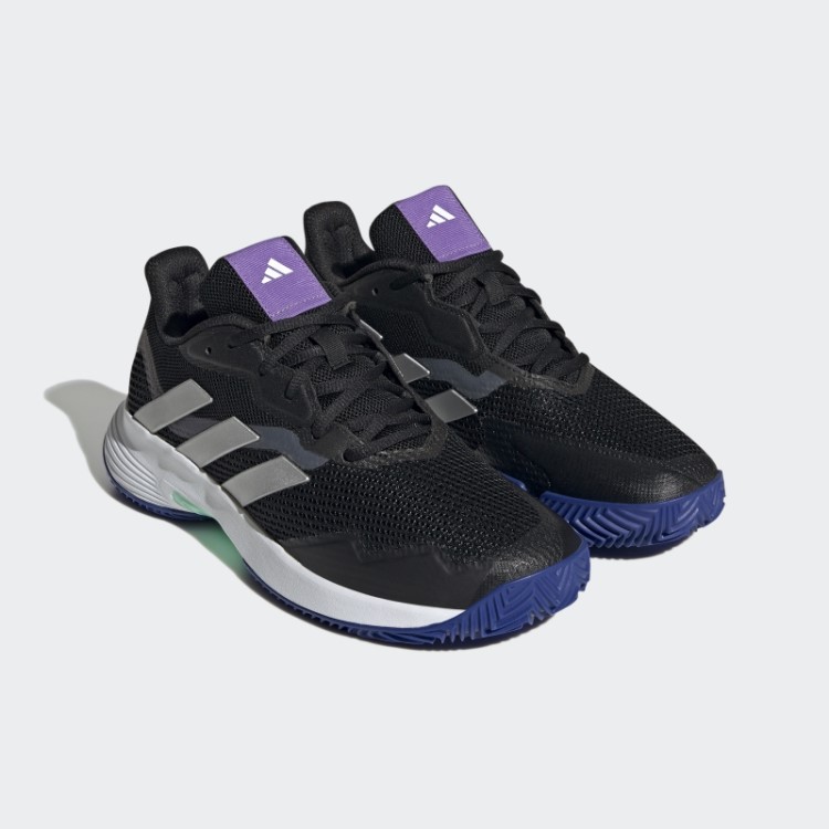 Tênis Adidas Black Courtjam Control Clay