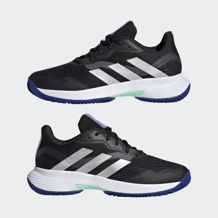 Tênis Adidas Black Courtjam Control Clay