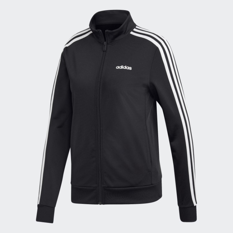 Jaqueta De Tricô Preta Adidas Essentials
