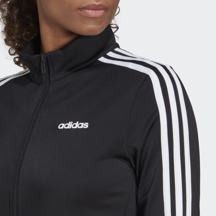 Jaqueta De Tricô Preta Adidas Essentials