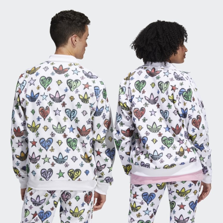 Top Branco Adidas Monogram Jeremy Scott Firebird (gênero Neutro)