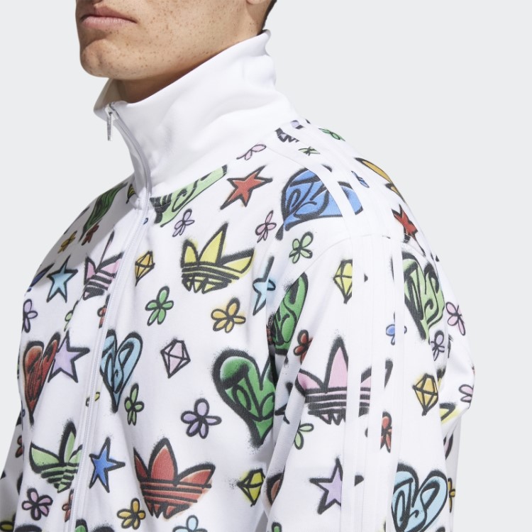 Top Branco Adidas Monogram Jeremy Scott Firebird (gênero Neutro)
