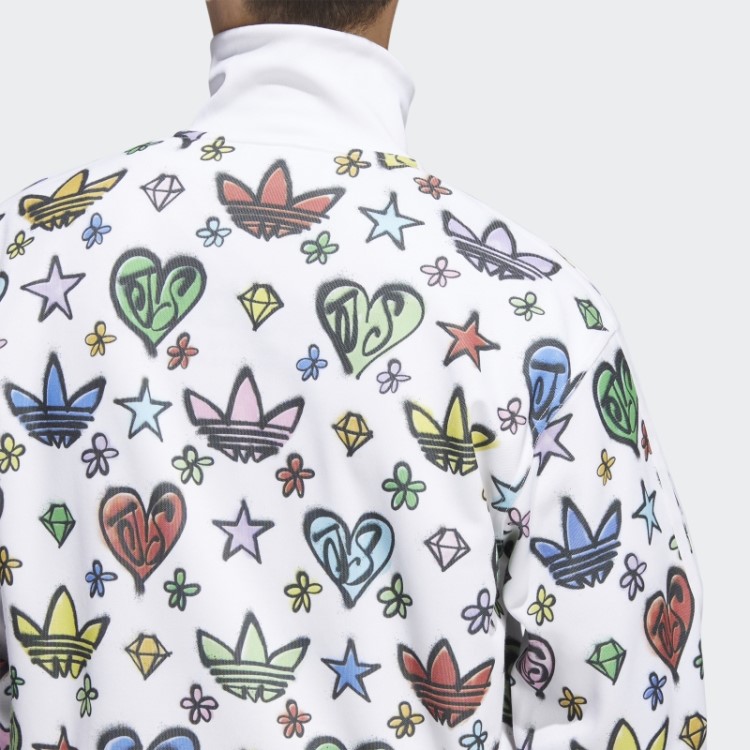 Top Branco Adidas Monogram Jeremy Scott Firebird (gênero Neutro)