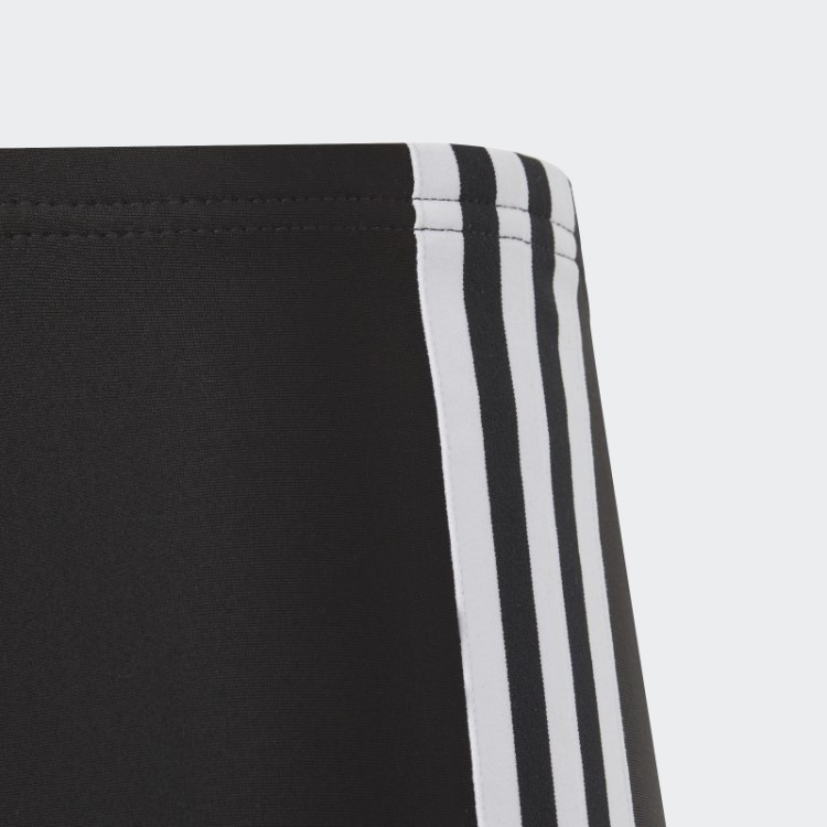 Adidas Black Classic 3 Stripes Swim Jammers