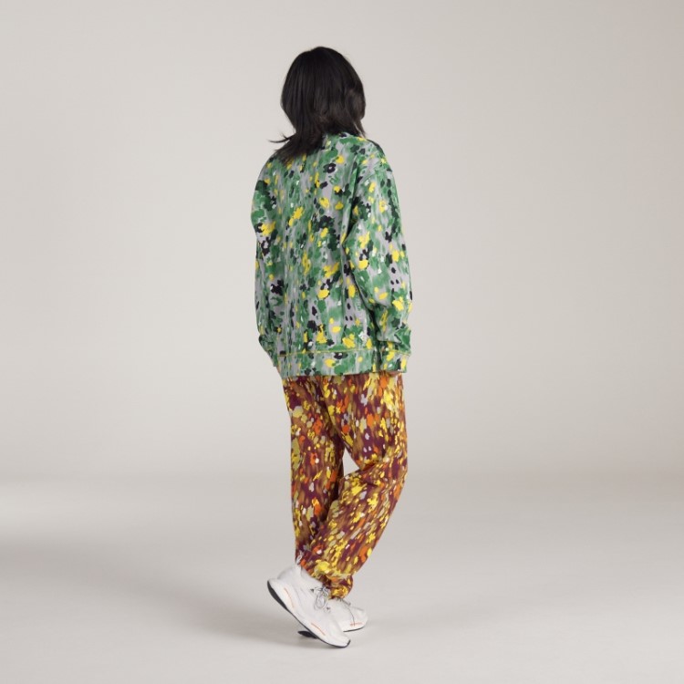 Adidas By Stella Mccartney Moletom Com Estampa Floral Branco Quente