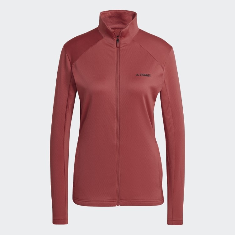 Jaqueta Terrex Multi Primeverde Com Zíper Completo Vermelho Adidas