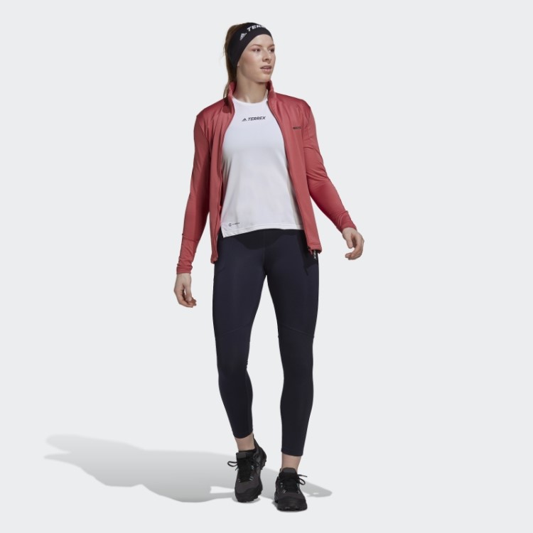 Jaqueta Terrex Multi Primeverde Com Zíper Completo Vermelho Adidas