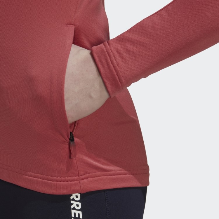 Jaqueta Terrex Multi Primeverde Com Zíper Completo Vermelho Adidas