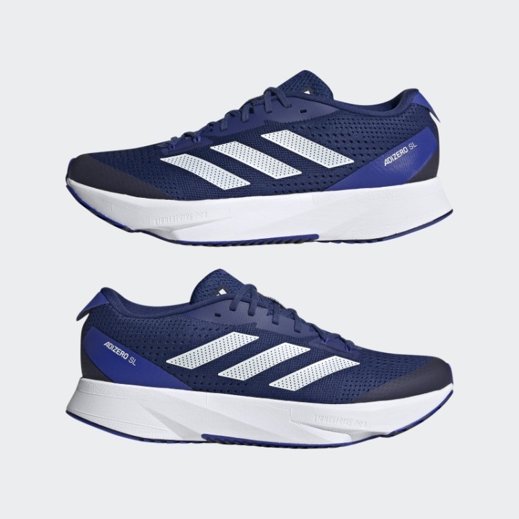 Tênis De Corrida Azul Adidas Adizero Sl Vitória Quente
