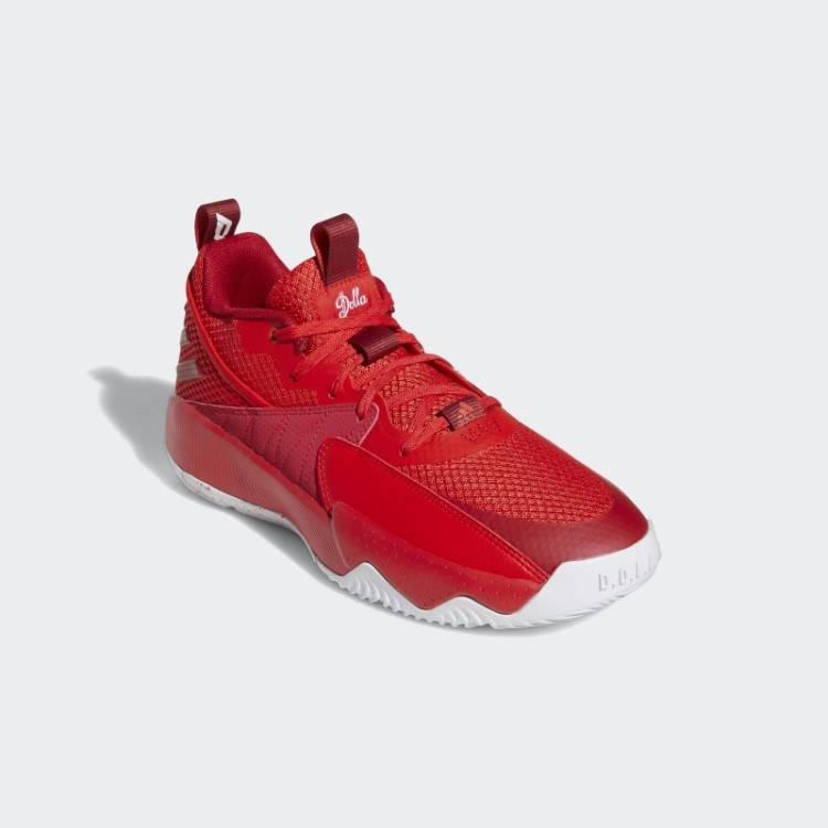 Tênis De Basquete Vermelho Dame Certificados Adidas