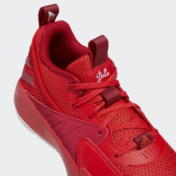Tênis De Basquete Vermelho Dame Certificados Adidas