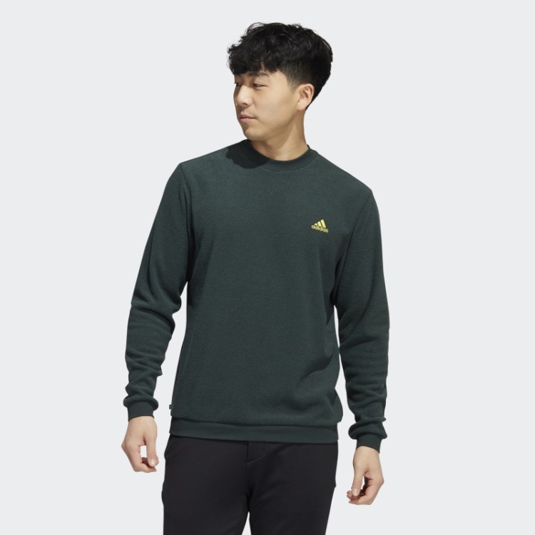 Moletom Verde Adidas Core Crew