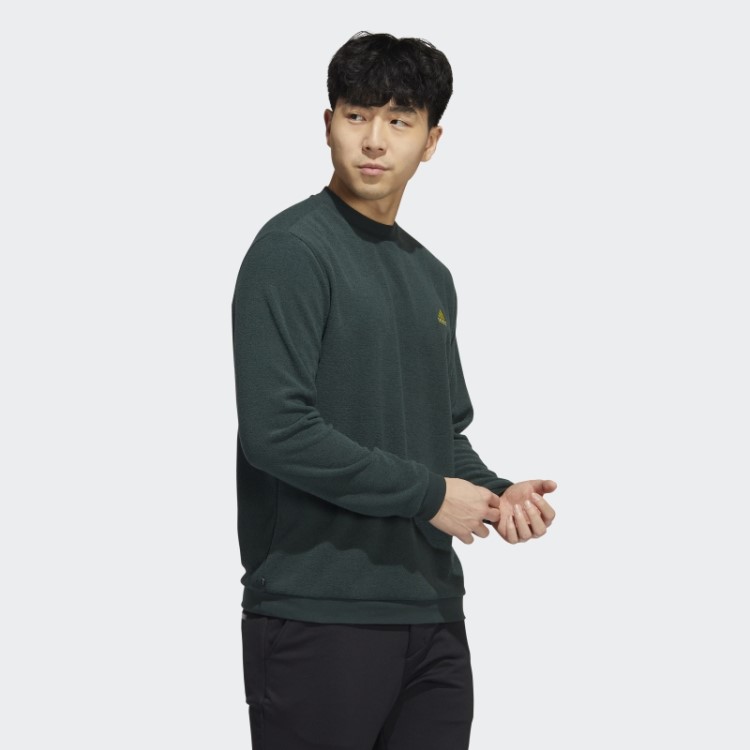 Moletom Verde Adidas Core Crew